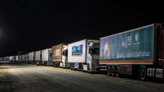 aid at Rafah border | Ahmed Gomaa / Xinhua News Agency/Newscom